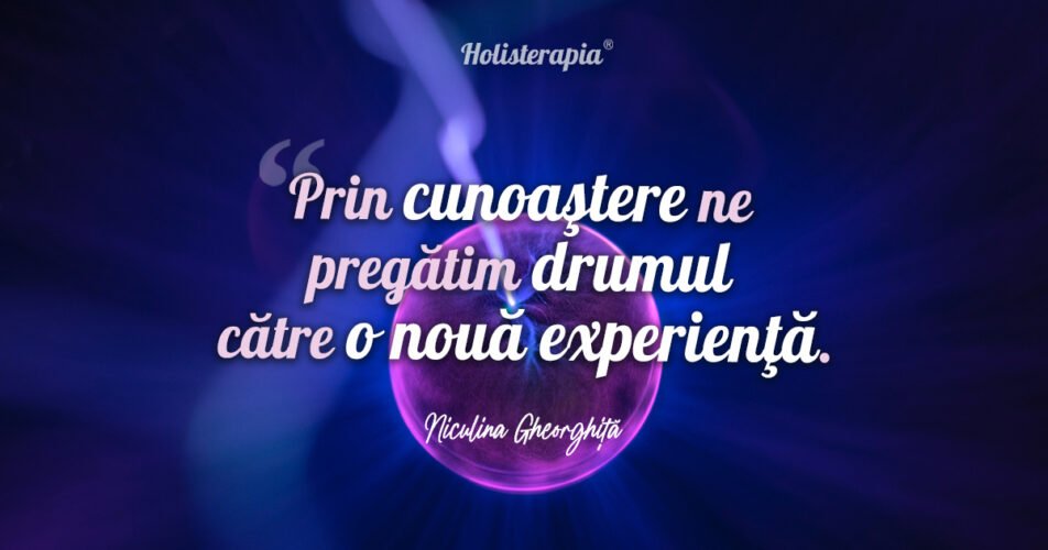A gândi, a face şi a fi. Niculina Gheorghiță.
