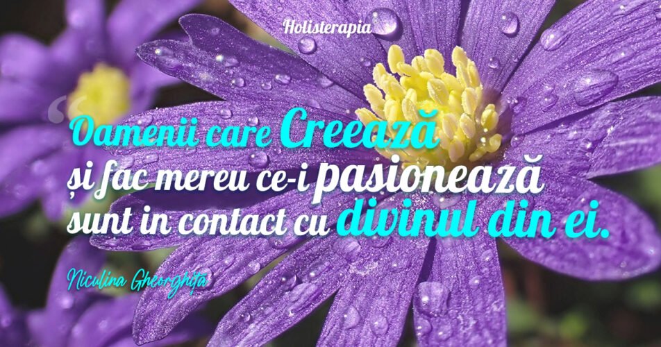 Creaţia aduce bucuria manifestată. Niculina Gheorghiță.