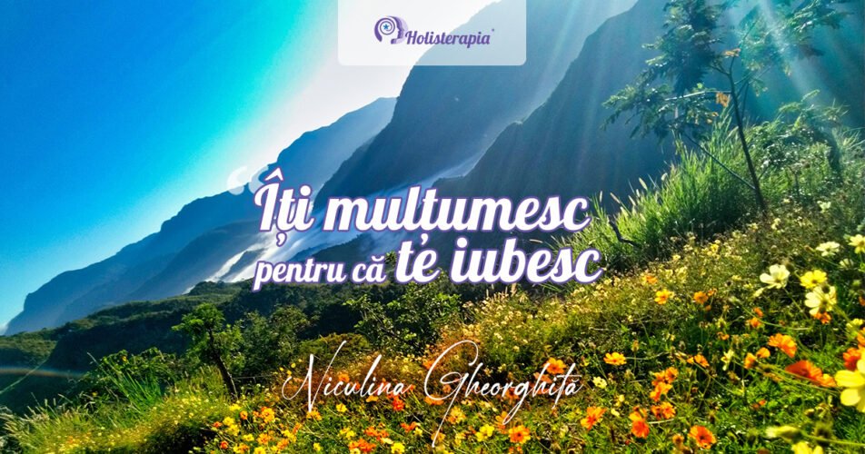 Îți mulțumesc pentru că te iubesc